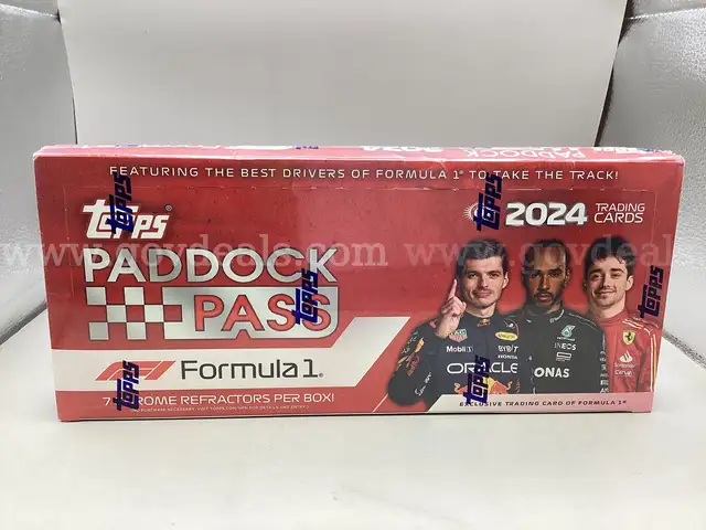 Lot of 1 Topps Formula One Paddock Pass Hobby Boxes (2024)