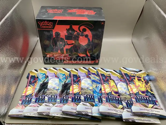 Pokémon Scarlet and Violet DESTINED RIVALS Elite Training Box,  10 Sword & Shield SILVER TEMPEST