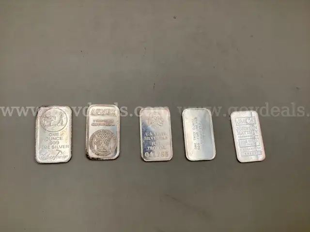 5 Ounces of .999 Fine Silver 