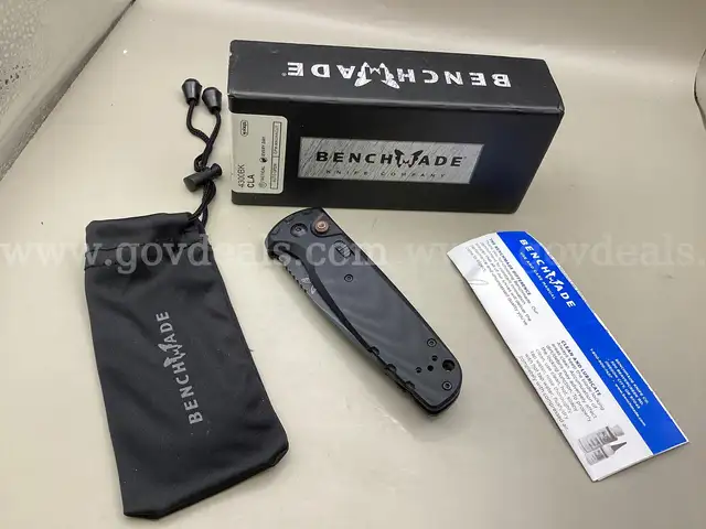 Benchmade 4300BK “auto open knife” made from CPM-MagnaCut steel