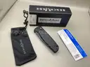 Benchmade 4300BK “auto open knife” made from CPM-MagnaCut steel