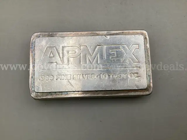 10 Troy ounces of 999.9 Fine Silver