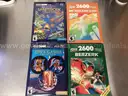 Lot of 4;ATARI 2600 Video Game Cartridges, all in the original packaging 