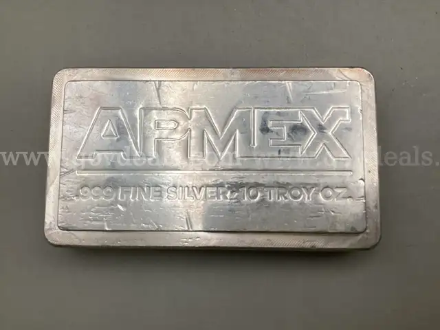 10 Troy ounces of 999.9 Fine Silver