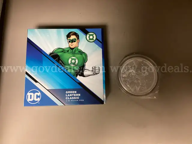 DC Green Lantern Classic 3oz Silver Coin