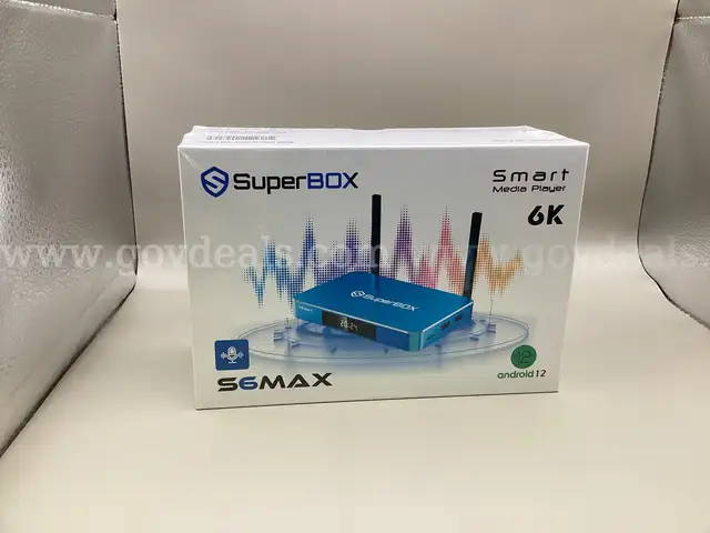 SuperBox Smart Media Player 6k S6Max