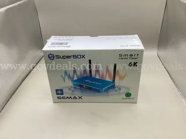 SuperBox Smart Media Player 6k S6Max