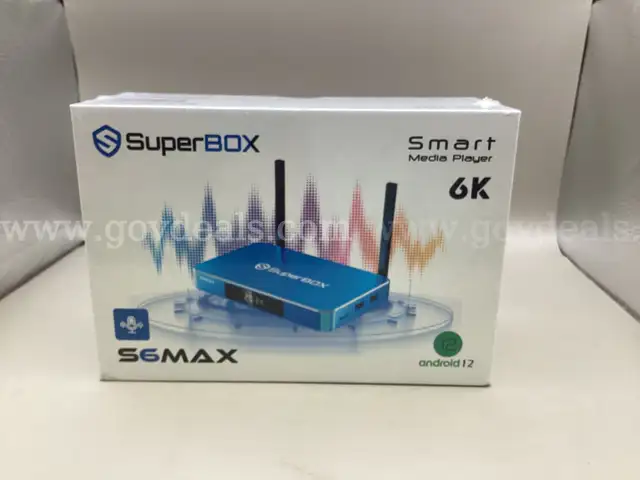 SuperBox Smart Media Player 6k S6Max