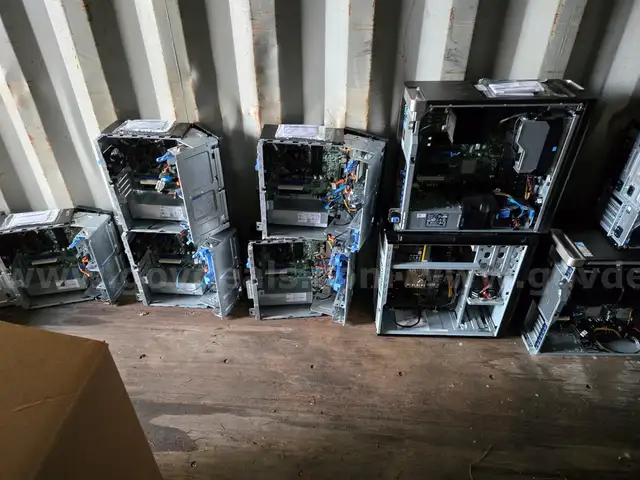 Lot of (80 approx.) Desktop Workstations- See Spreadsheet for Breakdown