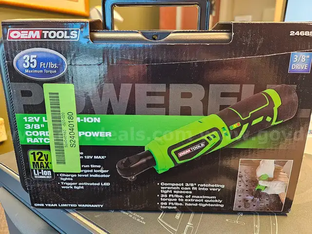 OEM TOOLS 3/8&#x22; CORDLESS POWER RATCHET