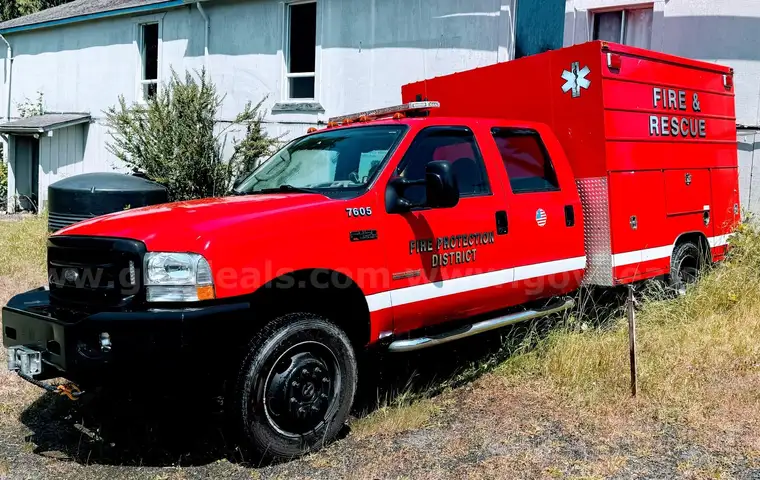 2004 Ford F-450 SD with Ambulance Prep Package **MUST BE TOWED**
