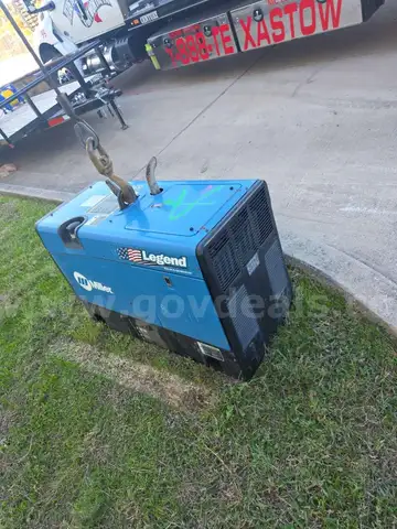 2008 Miller Legend 302 welder/generator Trailer