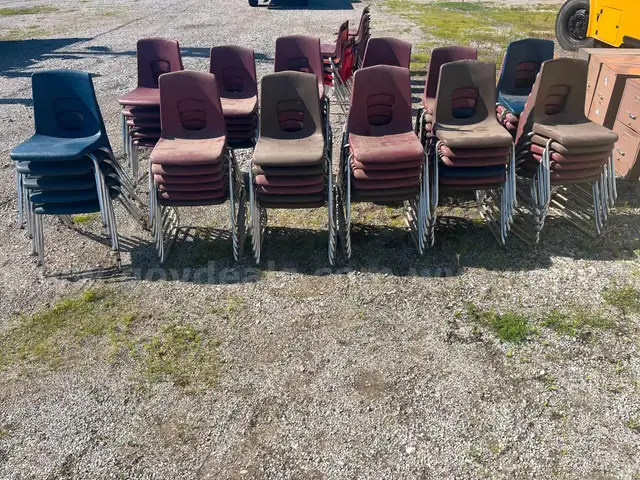 60 plastic chairs