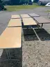 16 tables of various shape size and condition