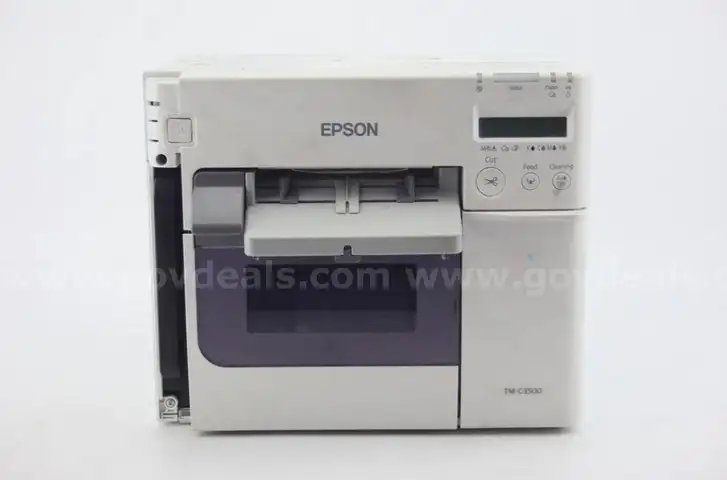 Epson TM C3500 - Thermal label printer - color - ink-jet (For Parts or Repair)