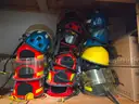 37 used Fire Helmets