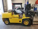 11,000 POUND FORKLIFT, PROPANE ENGINE, SOLID TIRES