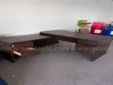 Dark Brown Desk 30x62 wing 20x42