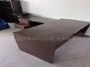 Dark Brown Desk 30x62 wing 20x42