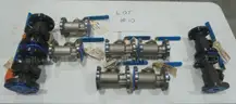 12 PCS. BALL VALVES BULK LOT, NEVER USED.