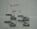 26 PCS. BALL VALVES BULK LOT, NEVER USED.