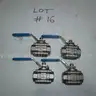 30 PCS. BALL VALVES BULK LOT, NEVER USED.