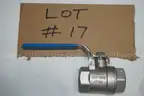 27 PCS. BALL VALVES BULK LOT, NEVER USED.