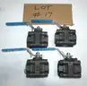 27 PCS. BALL VALVES BULK LOT, NEVER USED.