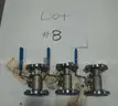 11 PCS. VALVES BULK LOT, NEVER USED.