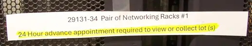 Pair of Networking Racks #1