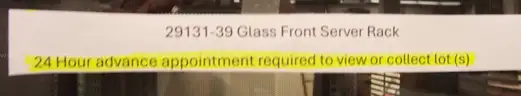 Glass Front Server Rack