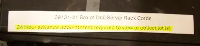 Dell Server Cords