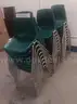 Green Stacking Chairs