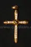 Cross Necklace with (1) Verified Center Diamond and Cross Pendant with Multiple Verified Diamonds