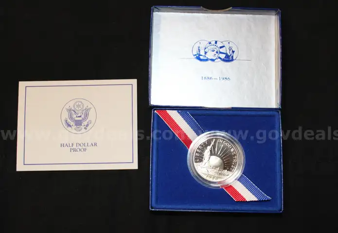 1986 U.S. Mint Liberty Half Dollar