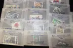 Large Mixed Lot- Vintage Stamps, Coin Collections, Star Trek Gold Trading Card and Stamp, and More!