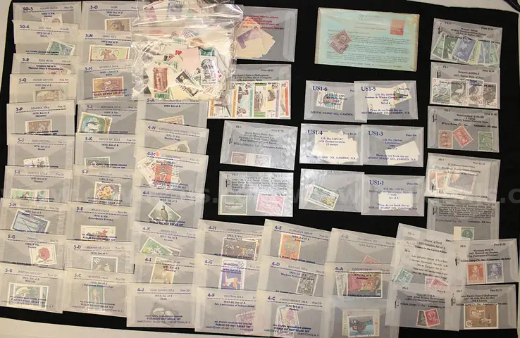 Large Mixed Lot- Vintage Stamps, Coin Collections, Star Trek Gold Trading Card and Stamp, and More!