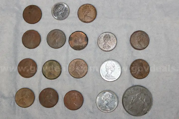 Mixed Lot- Stamps, Coins, and Accessories