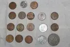Mixed Lot- Stamps, Coins, and Accessories