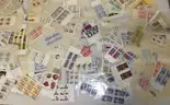 Large Mixed Lot- Hundreds of Stamps (some mint), Foreign Currency, and Jewelry