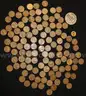 Large Mixed Lot- Hundreds of Stamps (some mint), Foreign Currency, and Jewelry