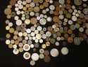 Large Mixed Lot- Hundreds of Stamps (some mint), Foreign Currency, and Jewelry