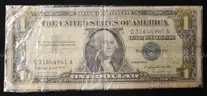 Silver Certificate $1 Bill and Collectible Coins
