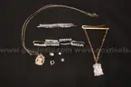 Coins, Lapel Pins, Eisenhower Dollar Necklace, and Other Jewelry