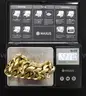 18k Gold Cuban Link Chain Bracelet