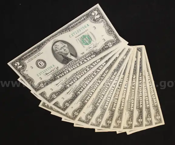 1976 $2 Bills (12)