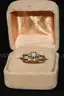(2) 10k and 14k Gold Bulova Ladies Watches and (2) Wedding Rings
