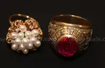 2 Gold Rings and Various Currency