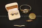 Watches, Rings, Silverware, and Silver Medallions