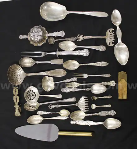 Watches, Rings, Silverware, and Silver Medallions